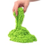 Кинетический песок цветной (зеленый) Kinetic Sand 2,27 кг Waba Fun (Швеция)